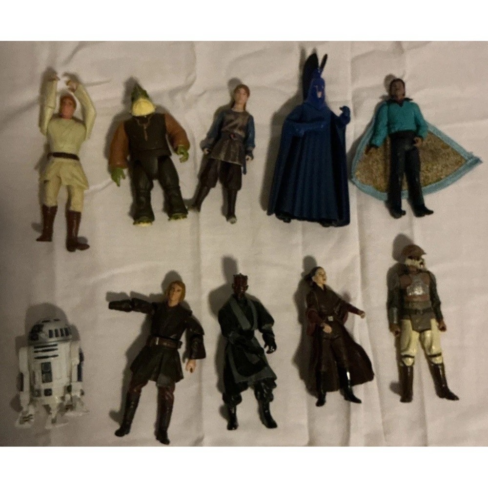 Lot‎ Of 10 Star Wars Action Figure Loose With No Weapons, #2